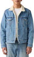 Levi's Type III Faux Shearling Lined Denim Trucker Jacket