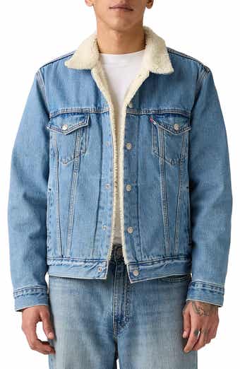 Levi's Type III Faux Shearling Lined Denim Trucker Jacket