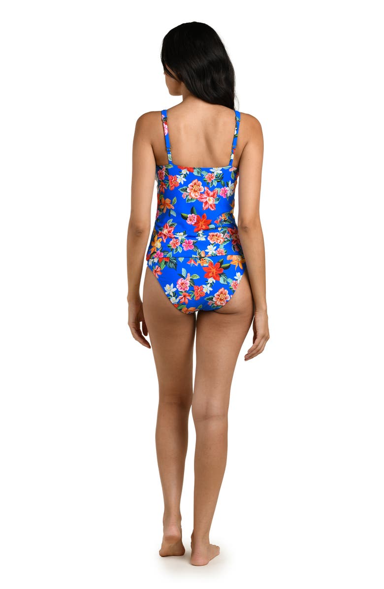 La Blanca Modern Hipster Bikini Bottoms, Alternate, color, Blue Multi