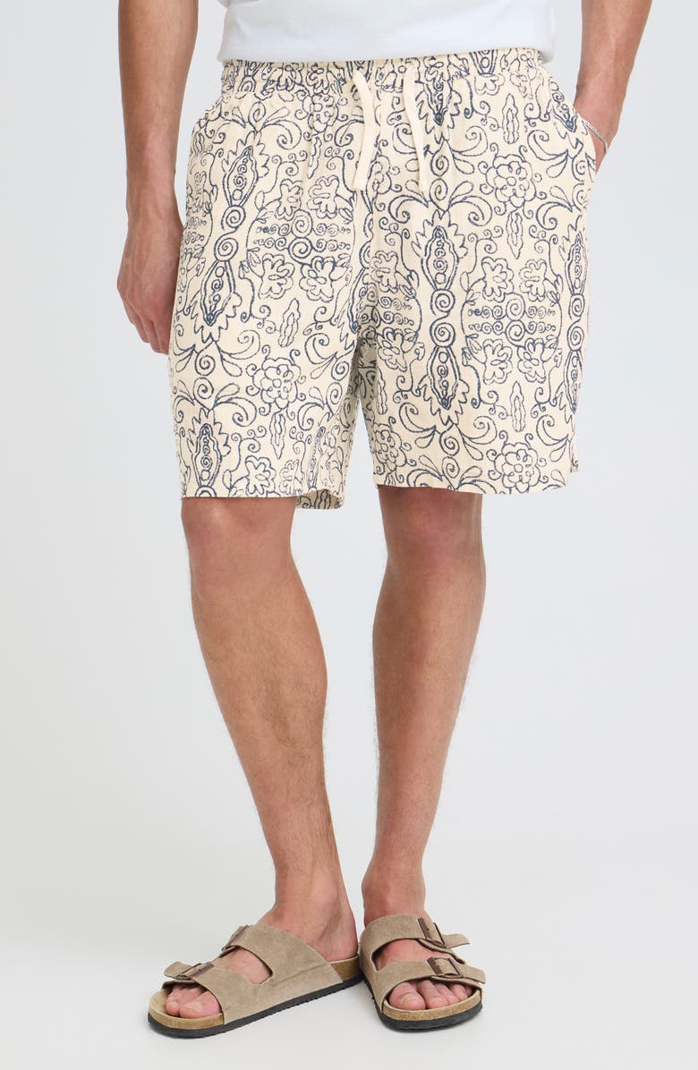 !SOLID Liam Cotton Shorts, Main, color, Oatmeal
