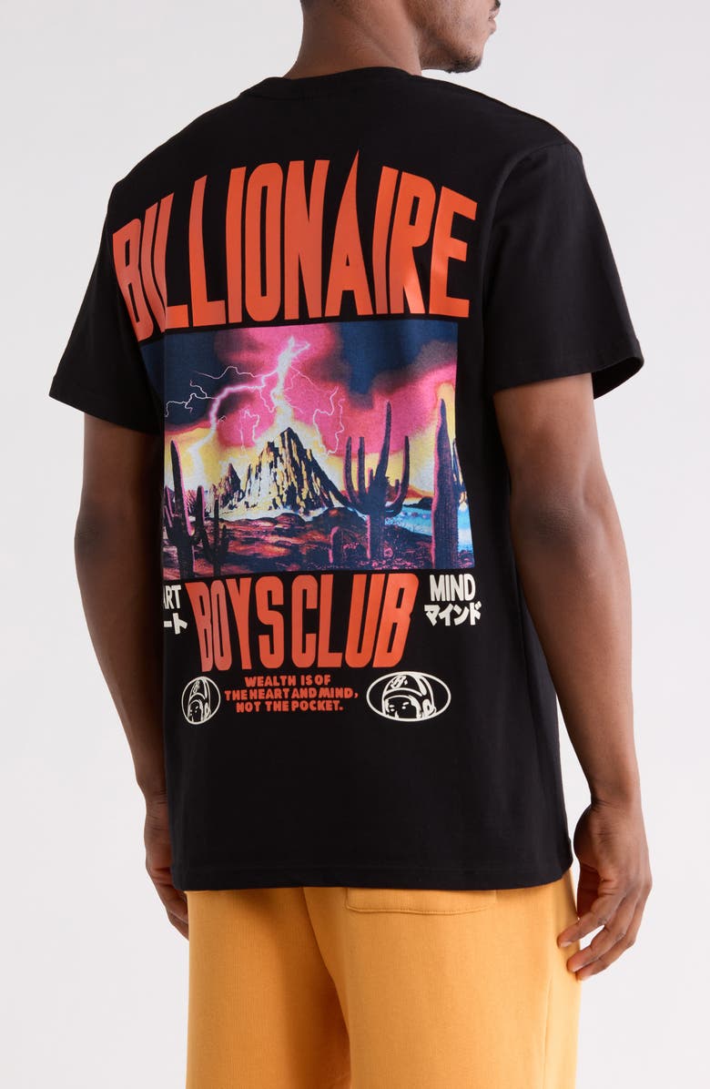 Billionaire Boys Club Thunder Cotton Graphic T-Shirt, Alternate, color, Black