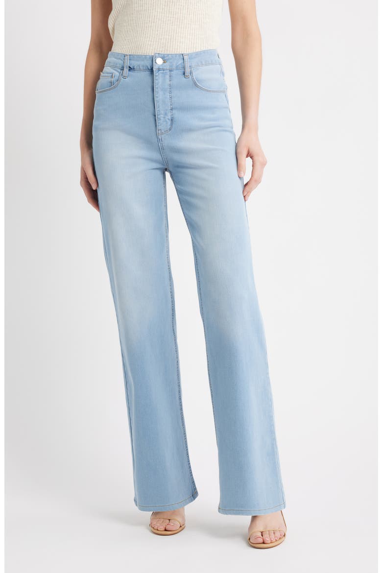 Dia Wide Leg Jeans, Main, color, WASHED INDIGO