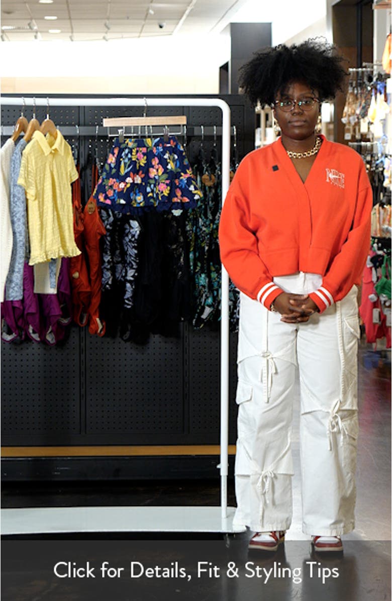 Kids' Floral Cotton Pull-On Skirt, sales video thumbnail