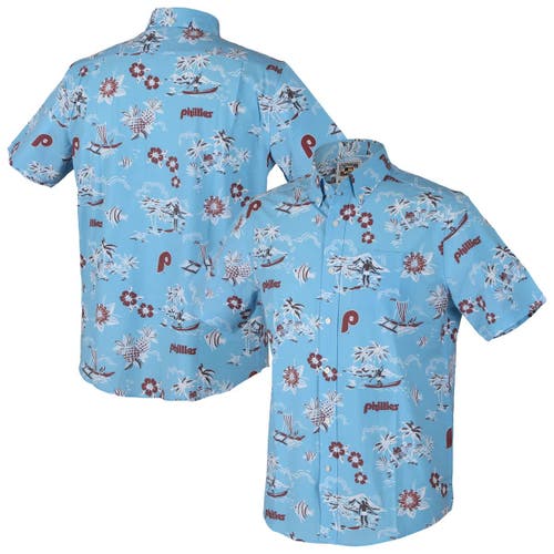 Reyn Spooner Light Blue Philadelphia Phillies Kekai Button-down Shirt