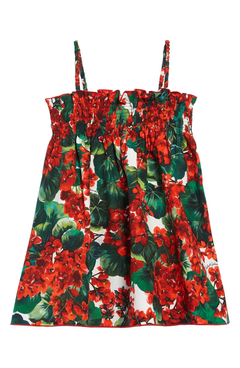 Dolce&Gabbana Floral Print Sundress, Main, color, 