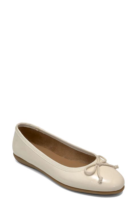 Homebet Raffia Woven Ballet Flat (Women)