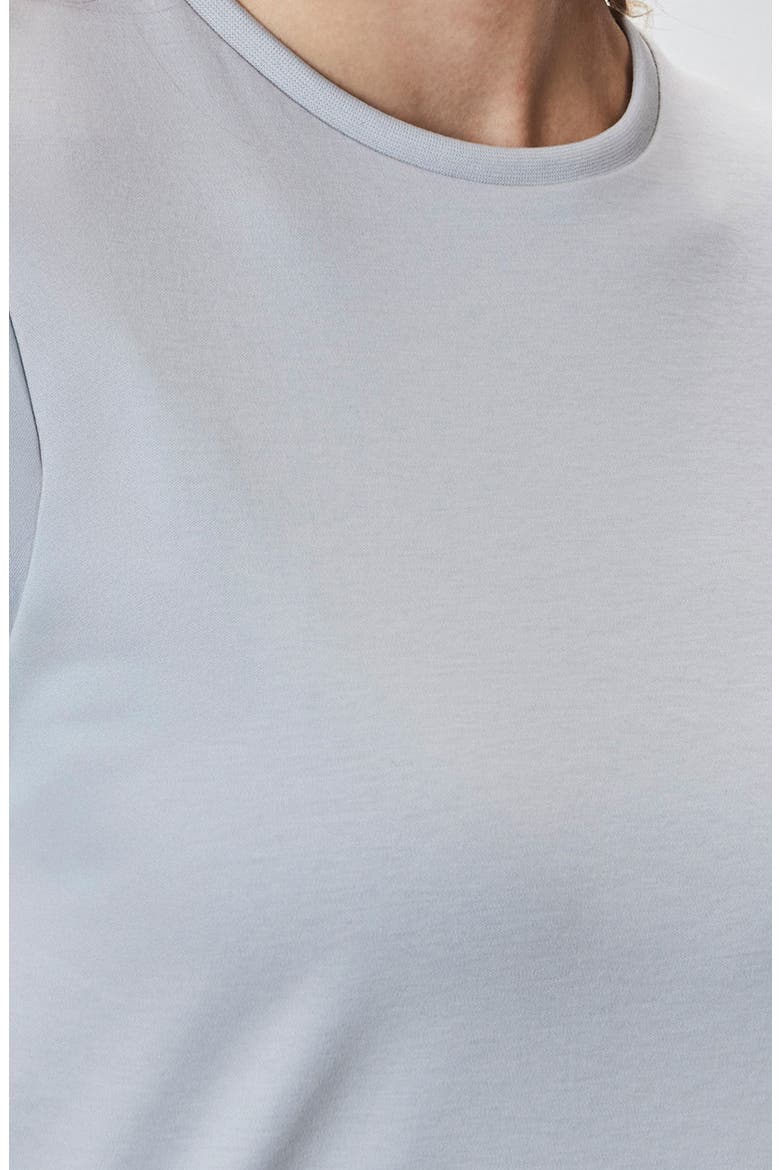 Georgia Pima Cotton T-Shirt, Alternate, color, CHALK