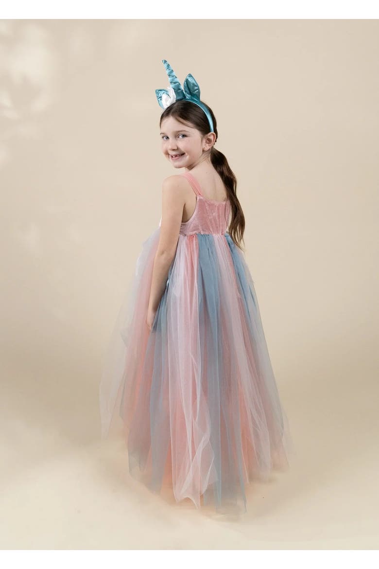 Unicorn Play Costume with Headband, Alternate, color, Multicolor