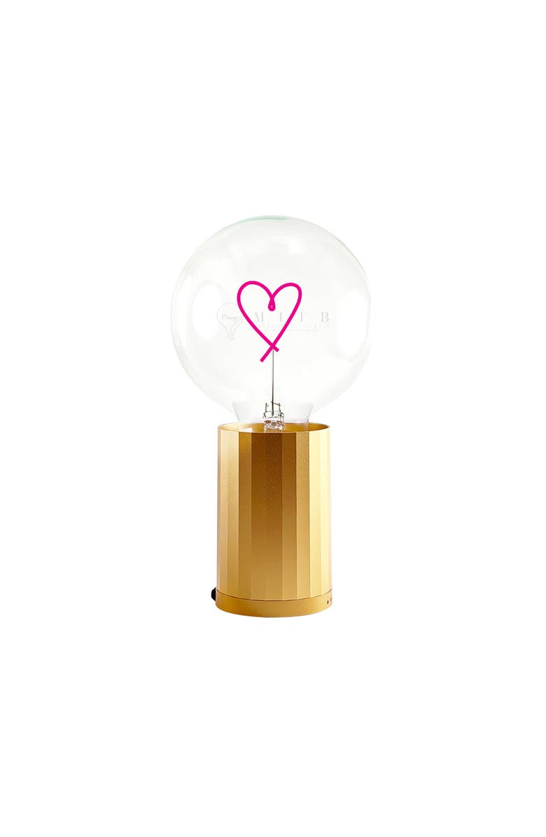 MITB Heart Portable Table Lamp, Main, color, Gold