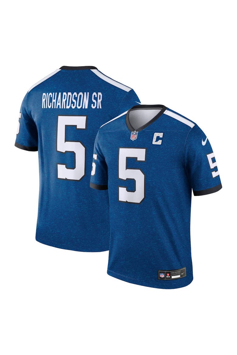 Men's Nike Anthony Richardson Sr. Royal Indianapolis Colts Legend Player Performance Top, Alternate, color, Royal