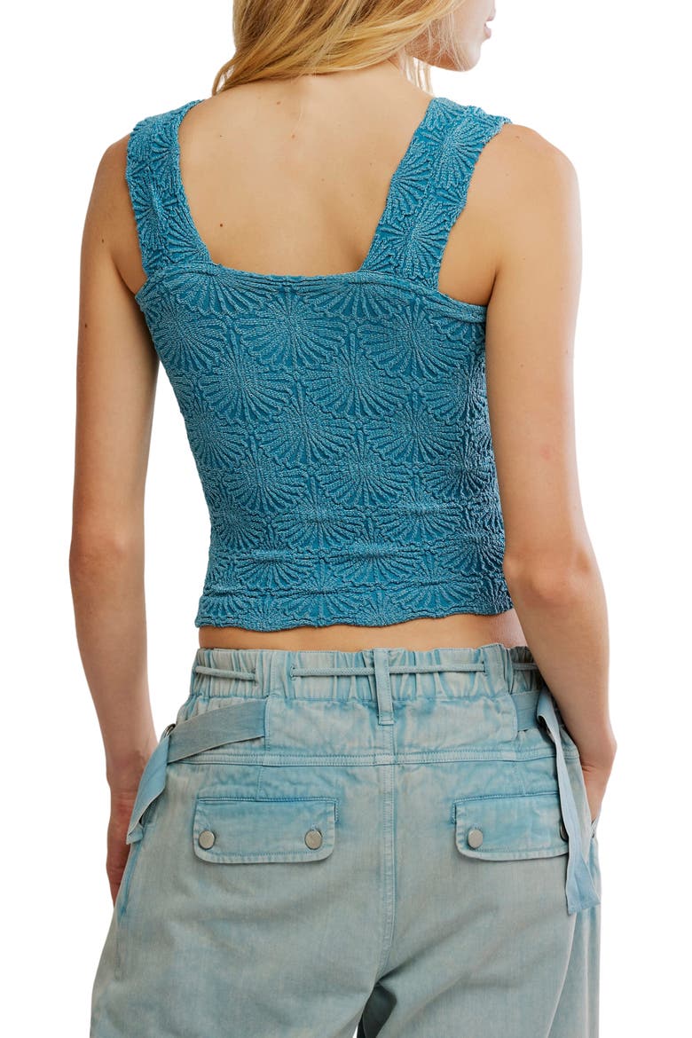 Love Letter Floral Knit Camisole, Alternate, color, HAWAIIAN OCEAN