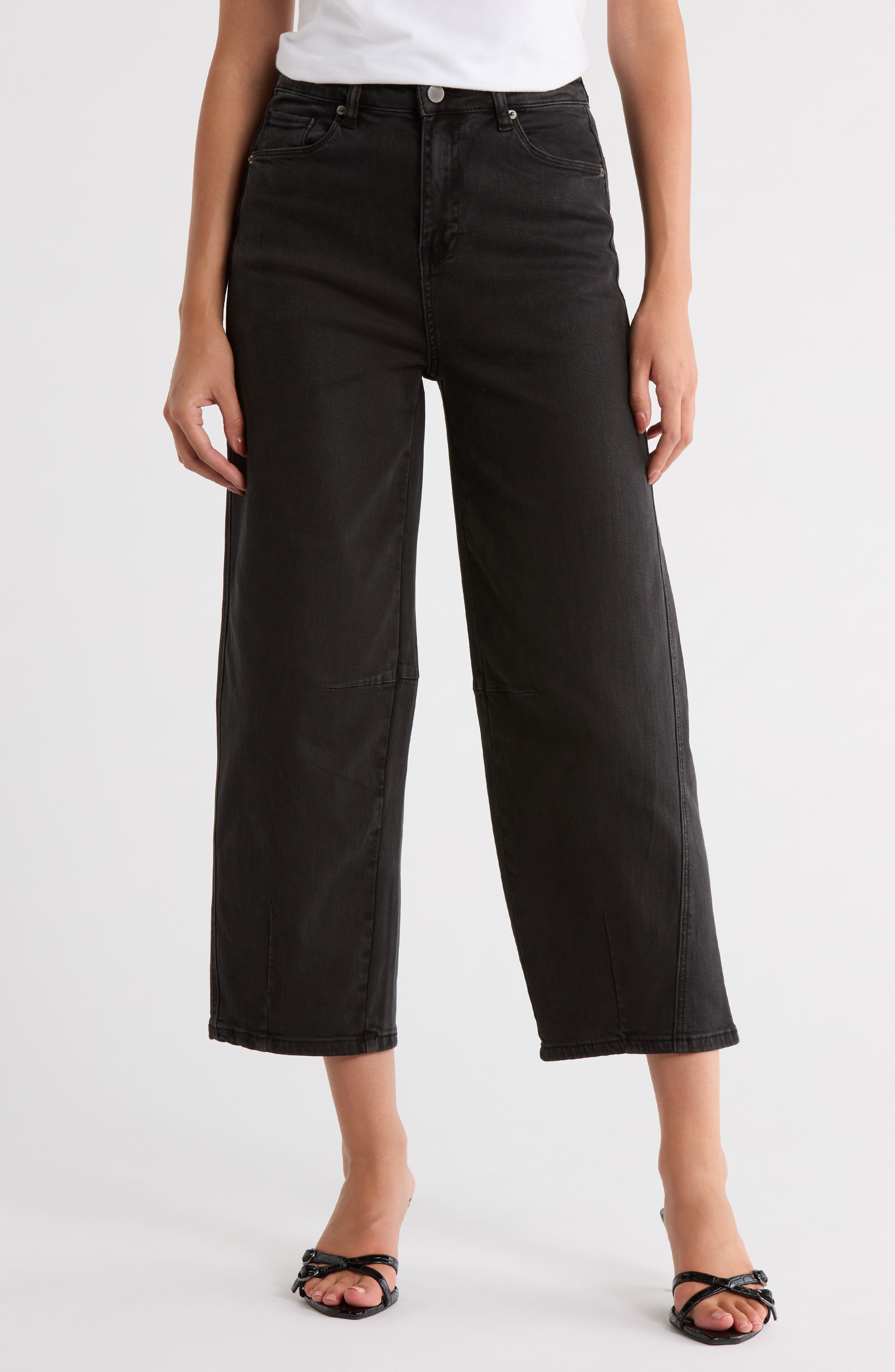 INTERNATIONAL DESIGNER Twill Barrel Pants