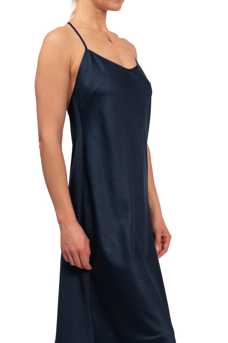 Sloan T-Back Midi Nightgown, Alternate, color, INKY BLUE