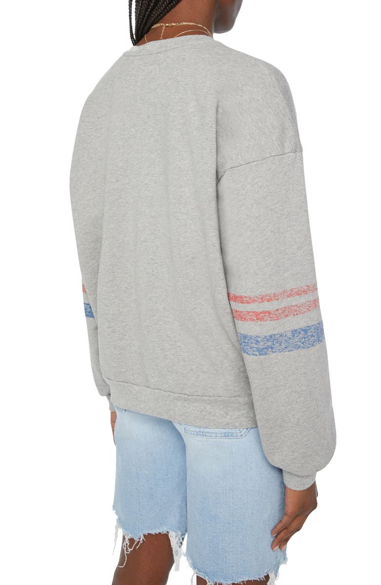 MOTHER The Drop Logo Graphic Sweatshirt, Alternate, color, 