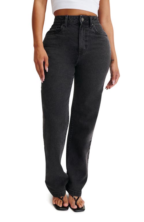 Cotton On Curvy Stretch Straight Jean In Black