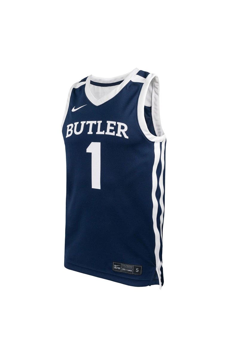 Nike Men's Nike #1 Navy Butler Bulldogs Replica Basketball Jersey, Alternate, color, Navy