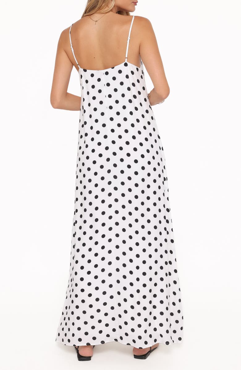 Petal & Pup Virgo Polka Dot Maxi Dress, Alternate, color, 
