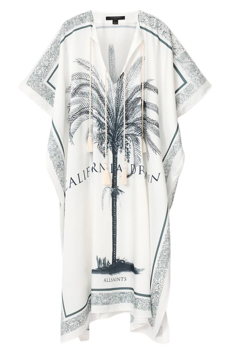 AllSaints Palm Caftan, Alternate, color, Carala Ecru White