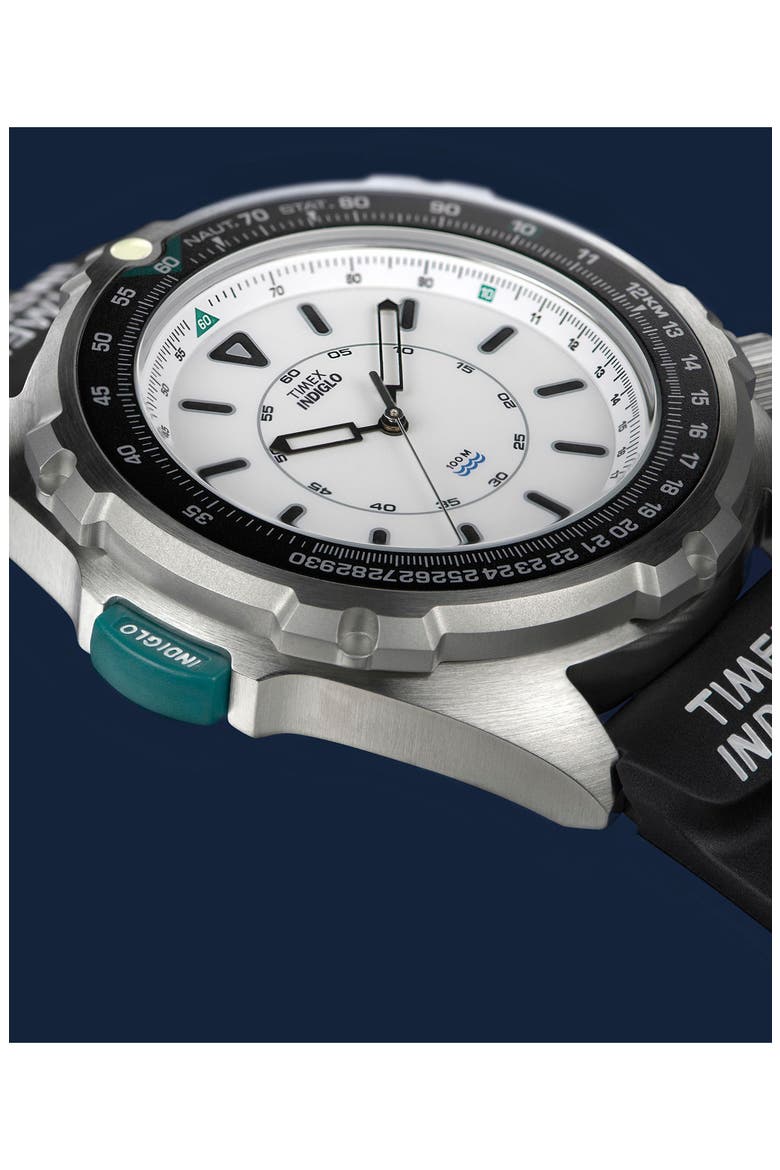 1995 Intrepid Reissue Rubber Strap Watch, 46mm (Men) | Nordstrom