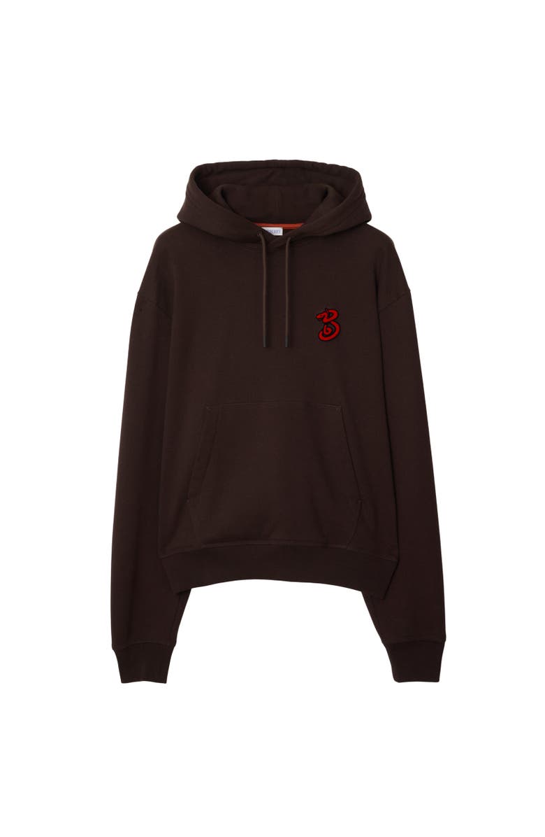 Burberry B Snake Cotton Hoodie, Alternate, color, 