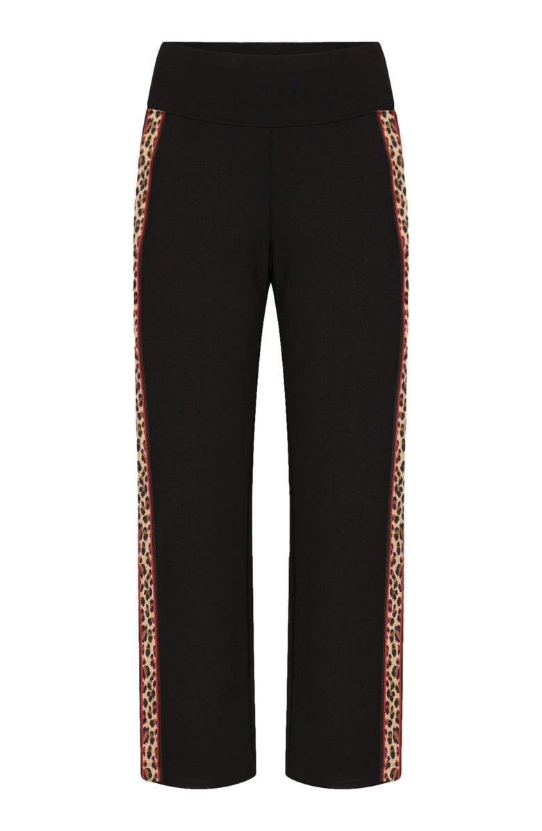 Saint + Sofia Runway Pant, Alternate, color, Black Leopard