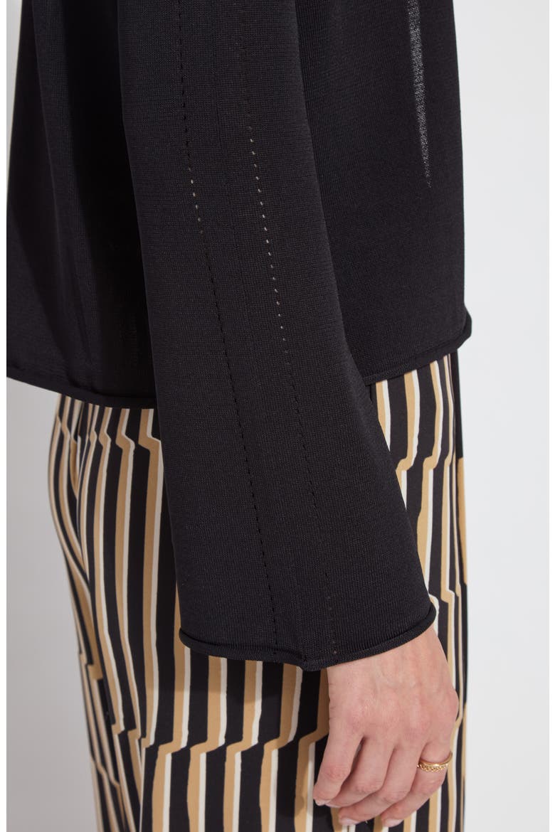 Allegra Knit Cardigan, Alternate, color, BLACK
