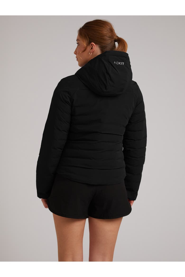 Cosmos Hooded Jacket, Alternate, color, BLACK