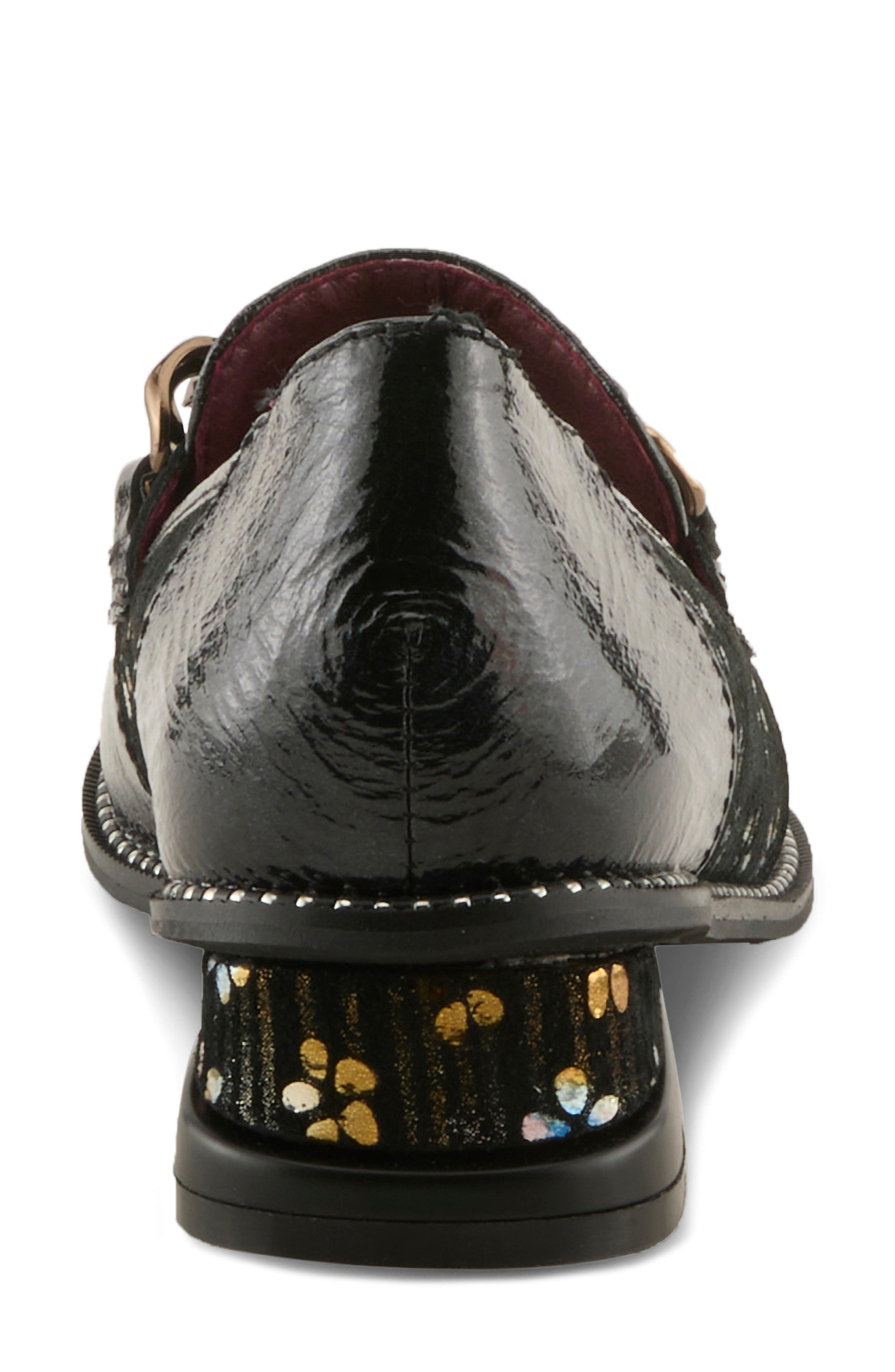 Shinyshoes Loafer, Alternate, color, BLACK PATENT