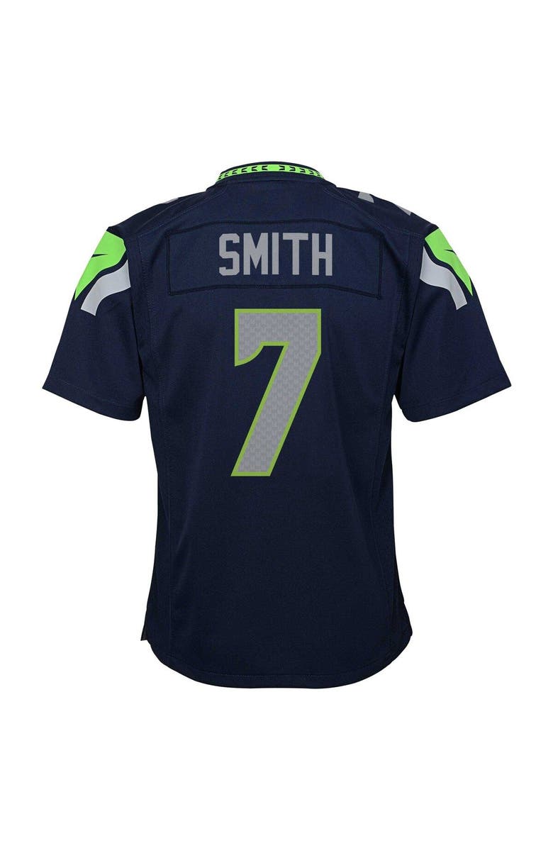 Nike Youth Nike Geno Smith Navy Seattle Seahawks Game Jersey, Alternate, color, 