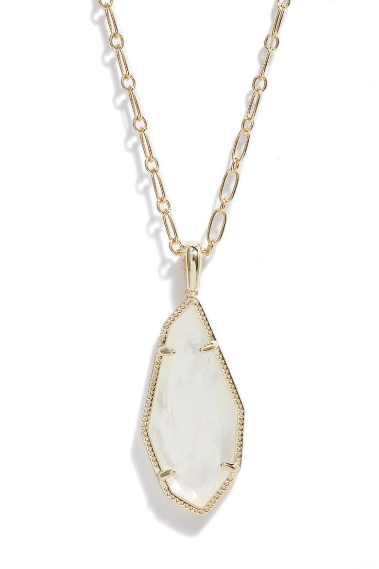 Muriel Pendant Necklace, Alternate, color, GOLD IVORY MOTHER OF PEARL