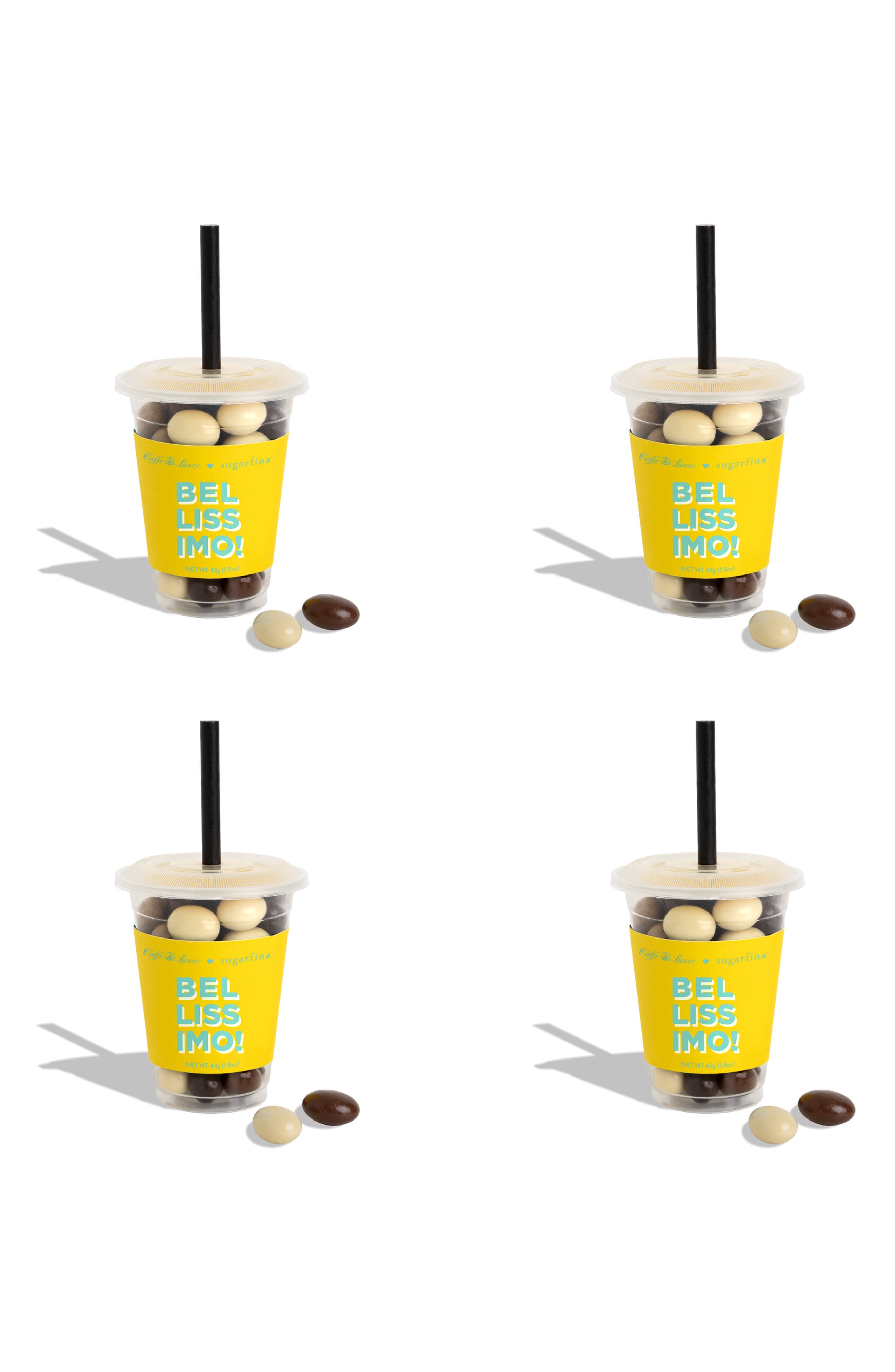 4-Piece Chocolate Espresso Beans Set