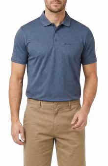 Melange Tech Jersey Performance Polo