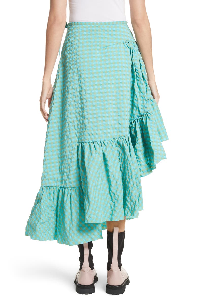 Marques’Almeida Marques'Almeida Long Asymmetrical Frill Skirt, Alternate, color,