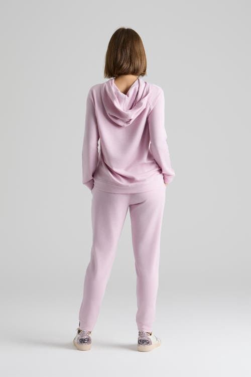 Le Fafo Evelyn Zip Up Hoodie In Pink