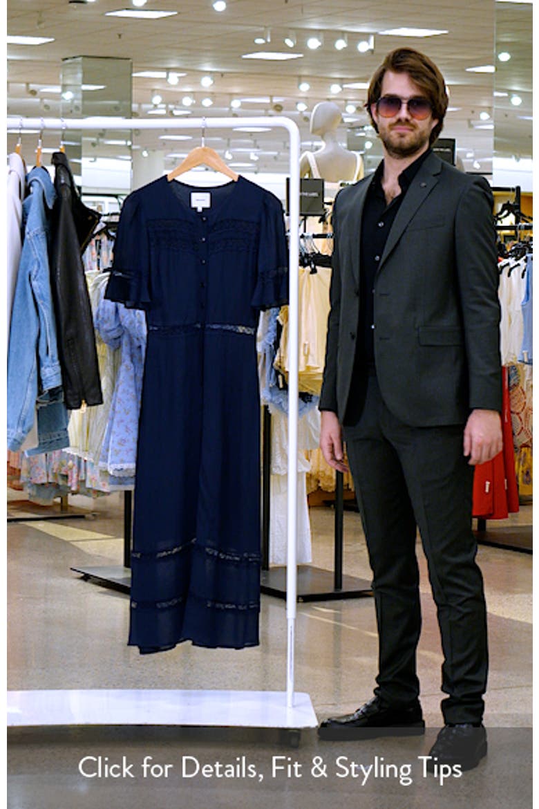 Woodson Lace Detail Shirtdress video