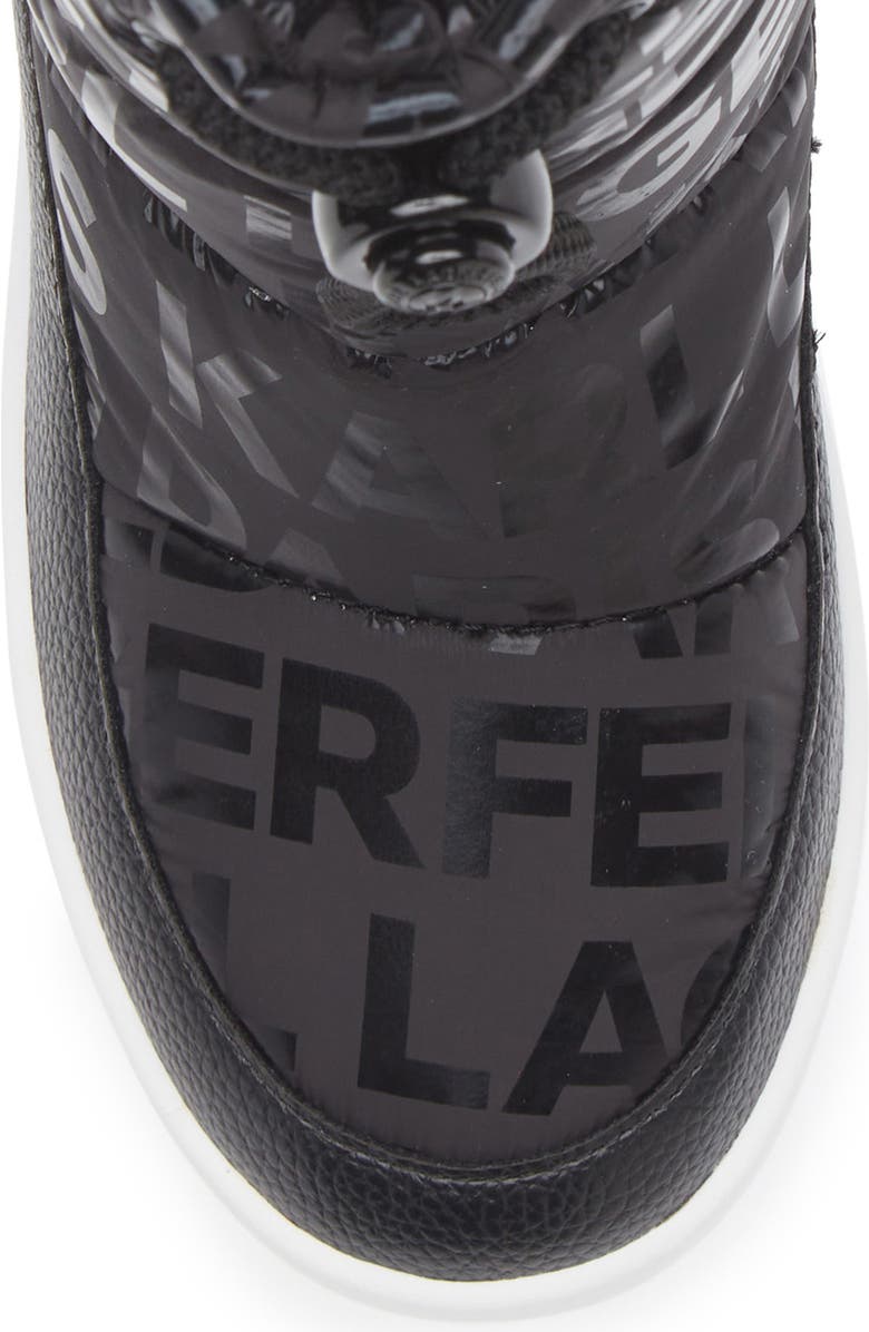 KARL LAGERFELD PARIS Berdina Wedge Boot, Alternate, color, Black