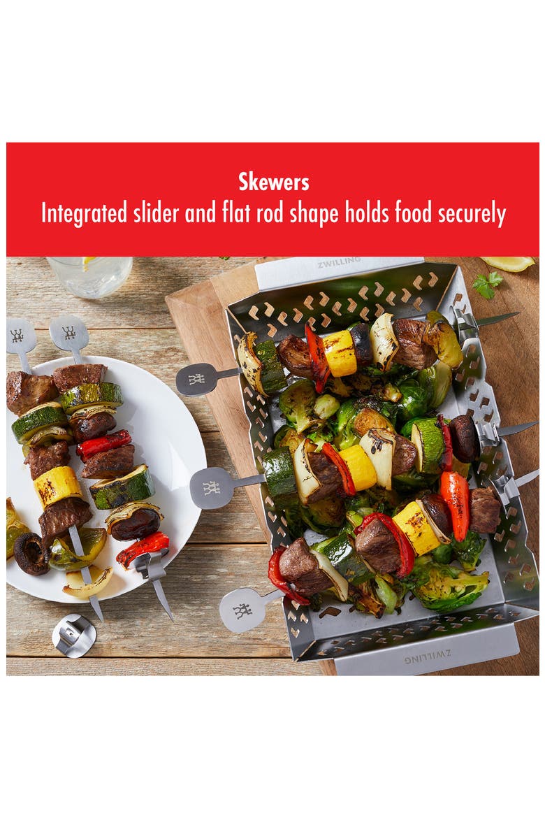 Barbecue 13-Piece Accessories Set, Alternate, color, STAINLESS STEEL