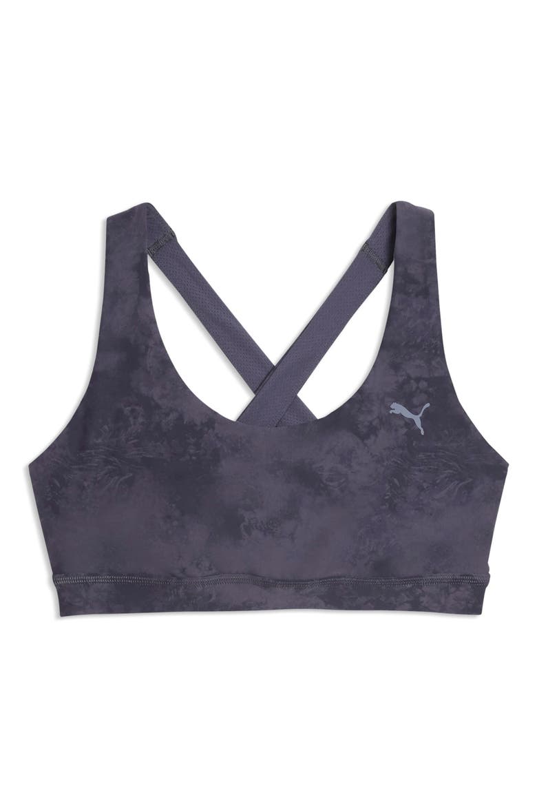 CLOUDSPUN AOP Medium Impact Sports Bra, Alternate, color, INKY DEPTHS