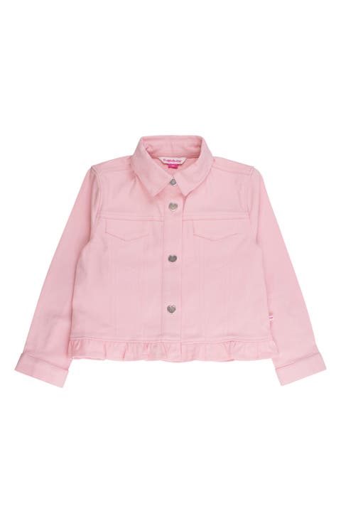 Ruffle Hem Denim Jacket (Baby)