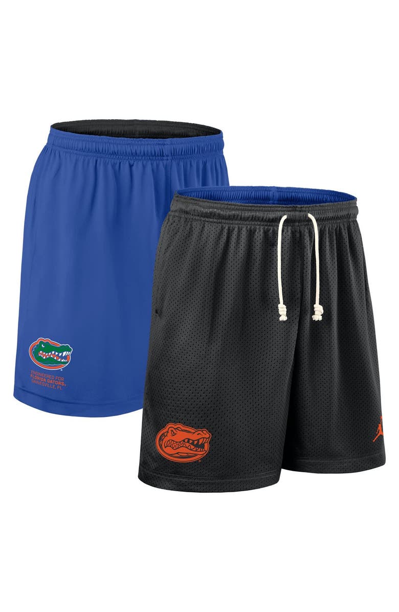 Jordan Brand Men's Jordan Brand Black/Royal Florida Gators 2025 Sideline Reversible Performance Shorts, Alternate, color, Black