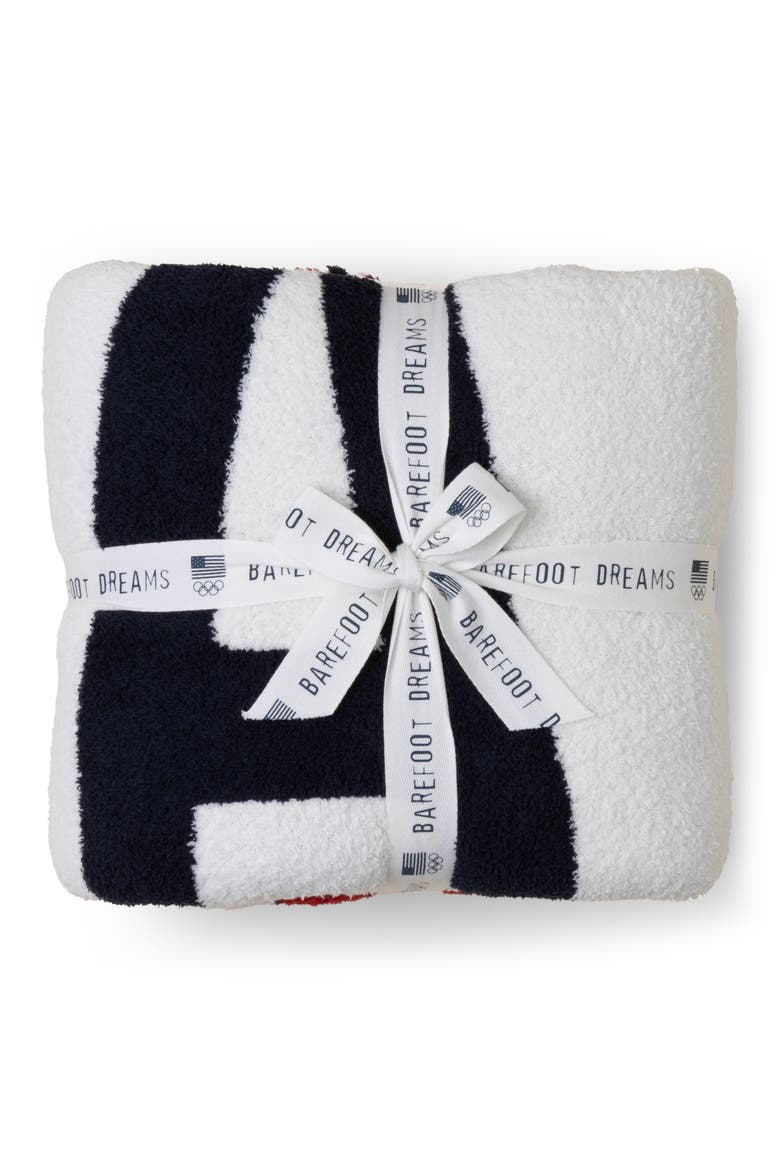 CozyChic® Team USA Throw Blanket, Alternate, color, PEARL MULTI