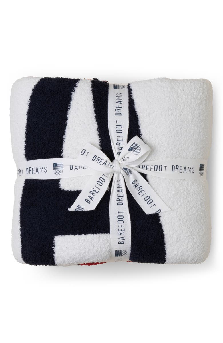 Barefoot Dreams<sup>®</sup> CozyChic<sup>®</sup> Team USA Throw Blanket, Alternate, color,