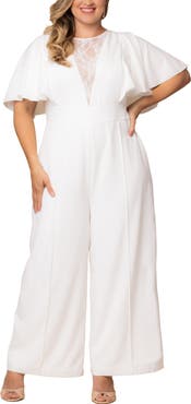 Kiyonna Spellbound Wide Leg Jumpsuit