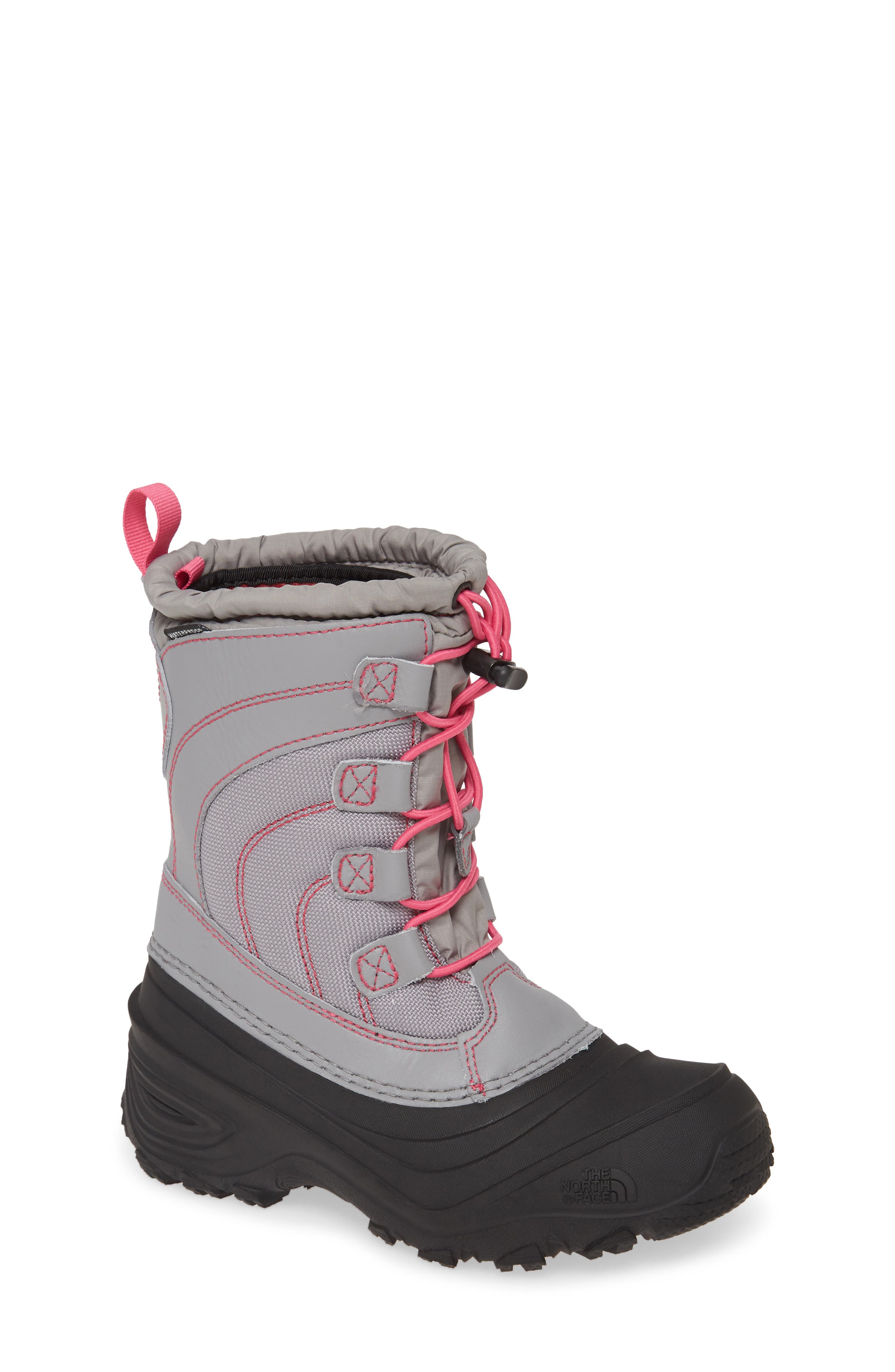 The North Face 'Alpenglow IV' Bungee Lace Waterproof Boot, Main, color, 