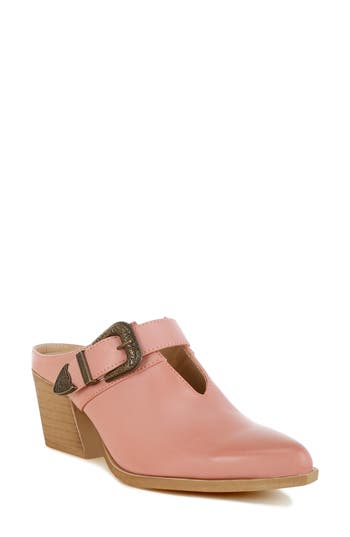 Rag & Co Holler Carved Buckle Mule