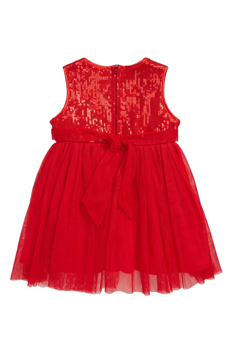 Popatu Sequin Sleeveless Tulle Dress, Alternate, color,