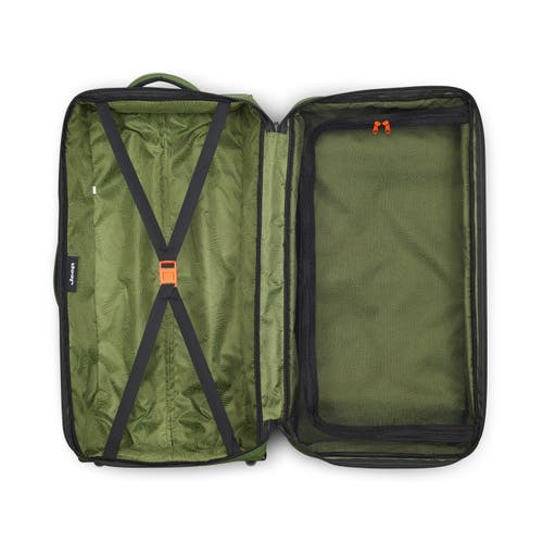 Jeep Js006b 27 Inch Two Wheel Rolling Travel Duffle Bag In Green