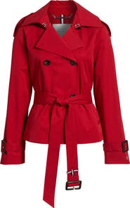Tommy Hilfiger Belted Crop Trench Coat