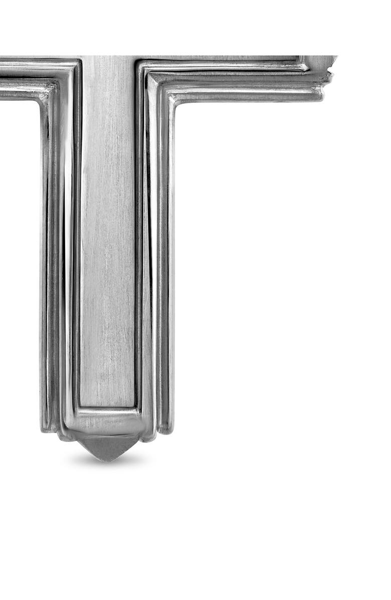 David Yurman Men's Pyramid Cross Pendant, Alternate, color, Silver