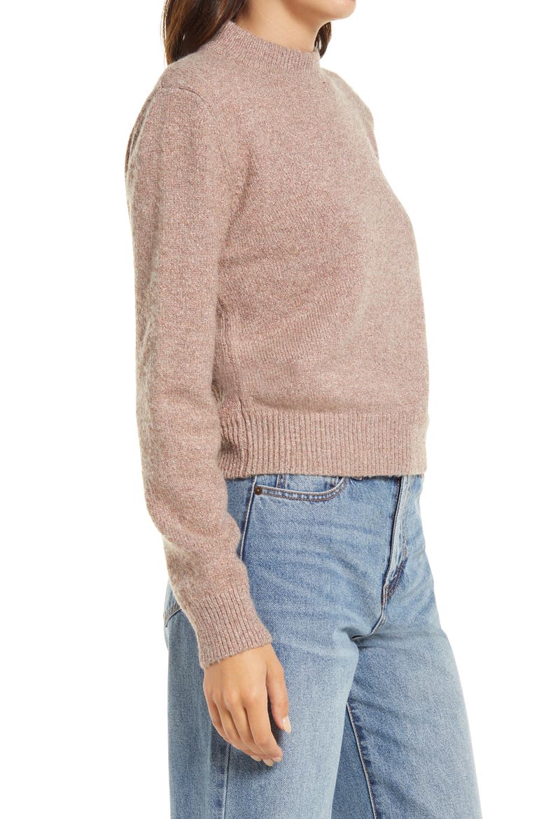 Cutout Back Sweater, Alternate, color, PURPLE MULTI